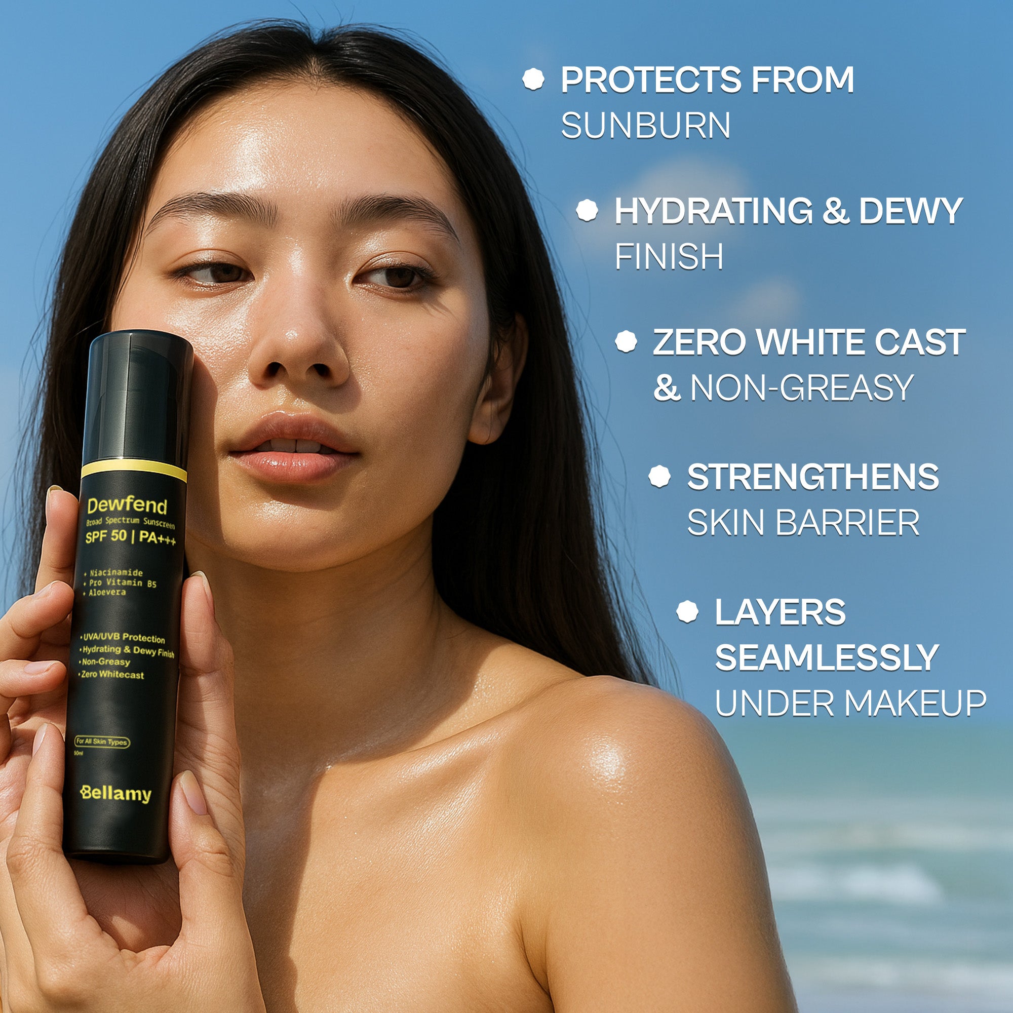 Dewfend SPF 50 PA+++ Gel Sunscreen